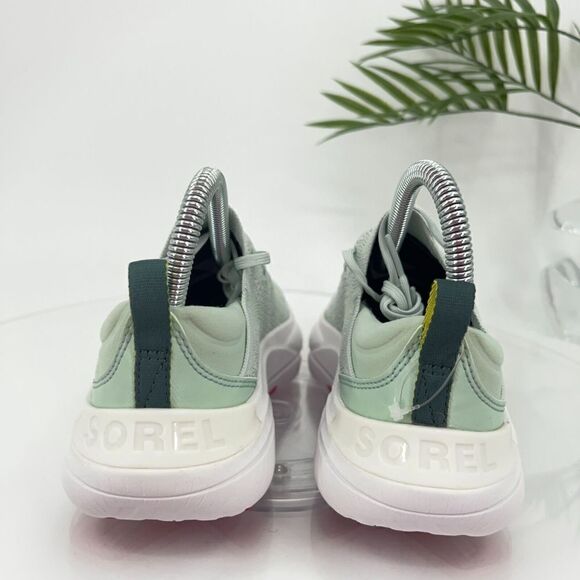 Sorel Explorer Blitz Stride Women's Size 6 Green White Lace Up Sneakers Shoes - Picture 7 of 16